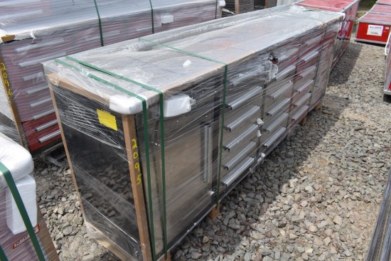 Steelman 10' 18 Drawer Stainless Steel Work Bench Tool Box