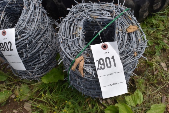 50' Roll of Barbed Wire