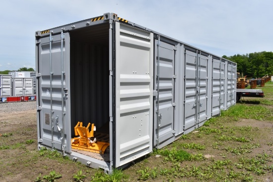 40' 5 Door High Cube Shipping Container