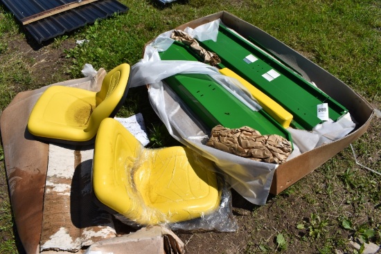 2 John Deere Tractor Seats and Parts