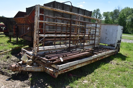 1971 Special Construction Cattle Ring  Trailer