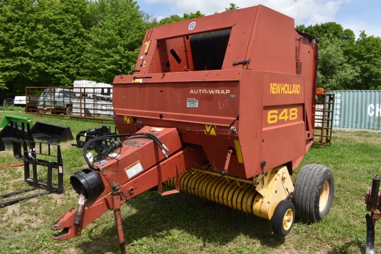 New Holland 648 Auto Wrap Round Baler