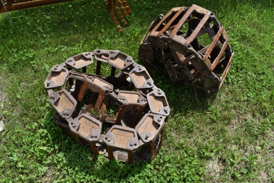 Pair of Grouser 10" Skid Steer Tracks