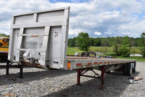 1988 Fruehauf 45' Aluminum Deck Over Trailer