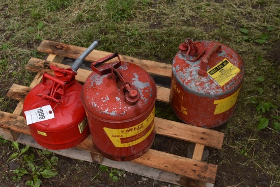 3 Gas Cans