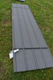 30 Pieces of 12' Textured Charcoal Corrugated Metal Paneling
