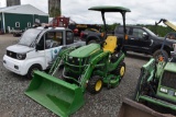 John Deere 1025R Loader Mower Tractor