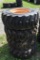4 Solidmax HD 12-16.5 Skid Steer tires on 8 Lug Rims