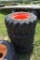 4 Forerunner 12-16.5 Skid Steer Tires on 8 Lug Rims