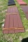 22 Pieces of 10' Brown Corrugated Metal Paneling