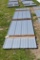25 Pieces of 12' Galvalume Corrugated Metal Paneling