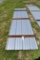 25 Pieces of 12' Galvalume Corrugated Metal Paneling