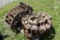 Pair of Metal Tracks for a Skid Steer