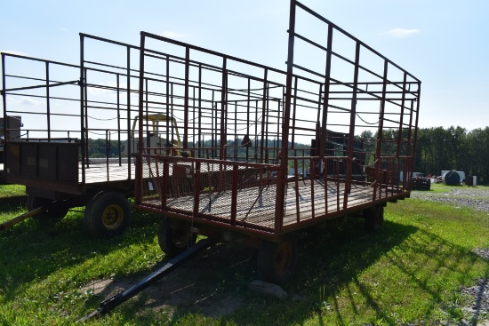 Pequea 818 18' Metal Hay Wagon