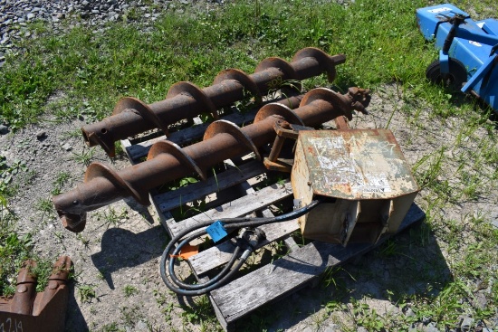 Lowe 1850 Post Hole Digger System with Auger and Auger Extension