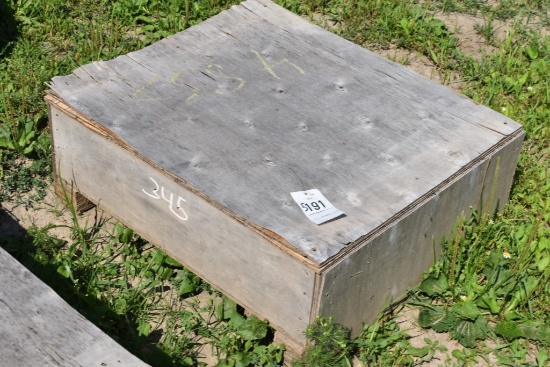 Set of English Wheels In Crate