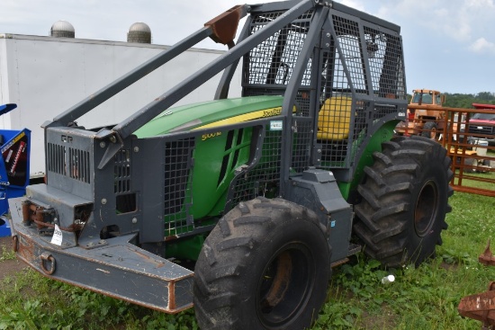 John Deere 5100M Tractor with Forestry Cab