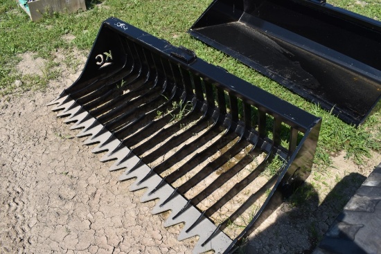 KC Quick Attach 76" Skid Steer Rock Bucket