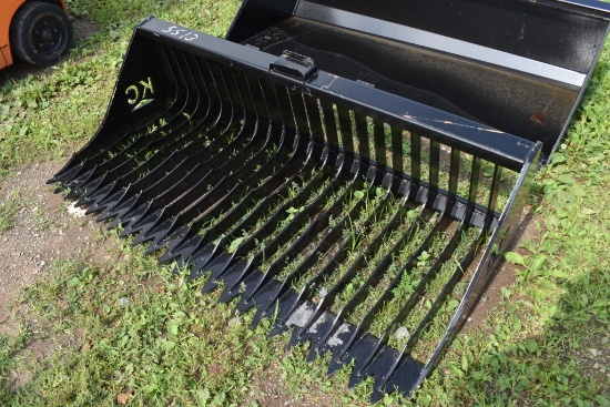 KC Quick Attach 72" Skid Steer Rock Bucket
