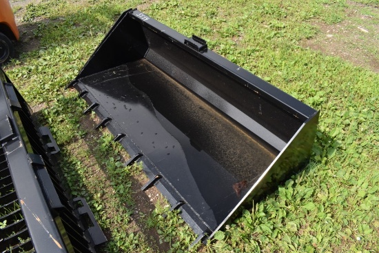 KC quick Attach 78" Skid Steer Toothed Bucket