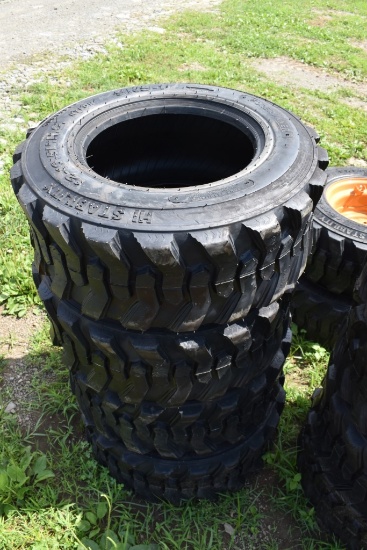 4 Forerunner 12-16.5 Skid Steer Tires