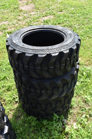 4 Forerunner 10-16.5 Skid Steer Tires