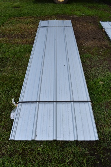 32 Pieces of 12' Galvalume Corrugated Metal Paneling