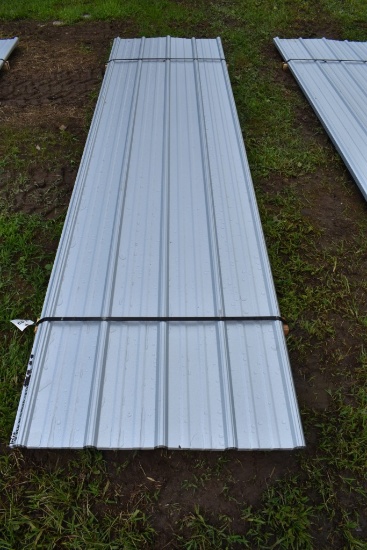 36 Pieces of 12' Galvalume Corrugated Metal Paneling