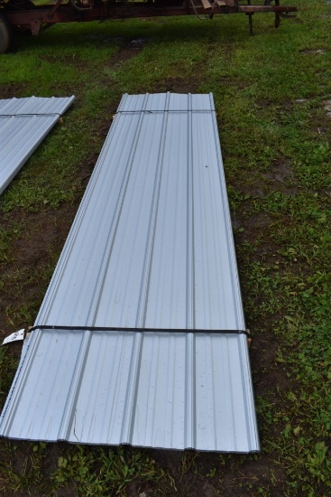 32 Pieces of 12' Galvalume Corrugated Metal Paneling