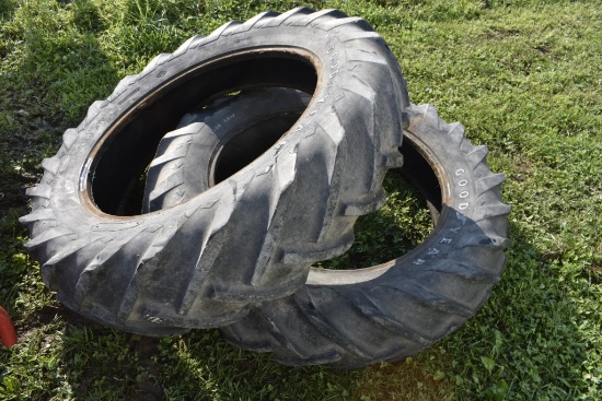 Pair of Goodyear Sure Grip 14.9- 38 Tractor Tires