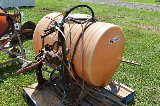 Agrotec 100 Gallon 3 Point Sprayer