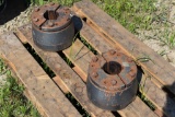 Pair of Dual Wheel Hubs