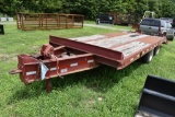 1987 Rogers TAG21 Heavy Equipment Trailer