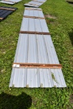 28 Pieces of 16' Galvalume Corrugated Metal Paneling