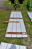 32 Pieces of 10' Galvalume Corrugated Metal Paneling