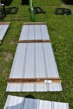 32 Pieces of 10' Galvalume Corrugated Metal Paneling