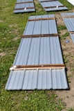 25 Pieces of 12' Galvalume Corrugated Metal Paneling