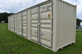 40' 5 Door High Cube Shipping Container