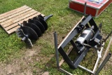 JCT Quick Attach Post Hole Digger with 2 Bits