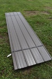 32 Pieces of 12' Bronze Corrugated Metal Paneling