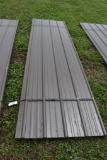 32 Pieces of 12' Bronze Corrugated Metal Paneling