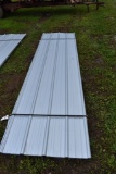 32 Pieces of 12' Galvalume Corrugated Metal Paneling