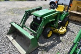 John Deere 2210 Loader Mower Tractor