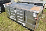 Chery Industrial 7' 10 Drawer Stainless Steel Work Bench Tool Box