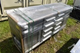 Chery Industrial 7' 10 Drawer Stainless Steel Work Bench Tool Box