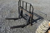 Set of Pallet Forks for Case Pin on Attachment