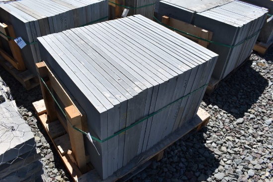 Pallet of 24" x 36" Bluestone Pieces