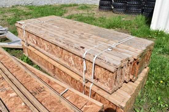 Group of Wood I Beams
