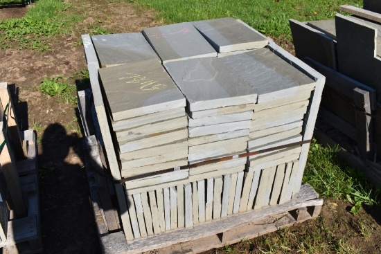 Pallet of 12" x 18" Bluestone Pieces