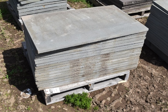 Pallet of 24" x 42" Bluestone Pieces